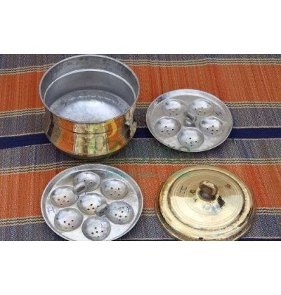 BRASS IDLI POT